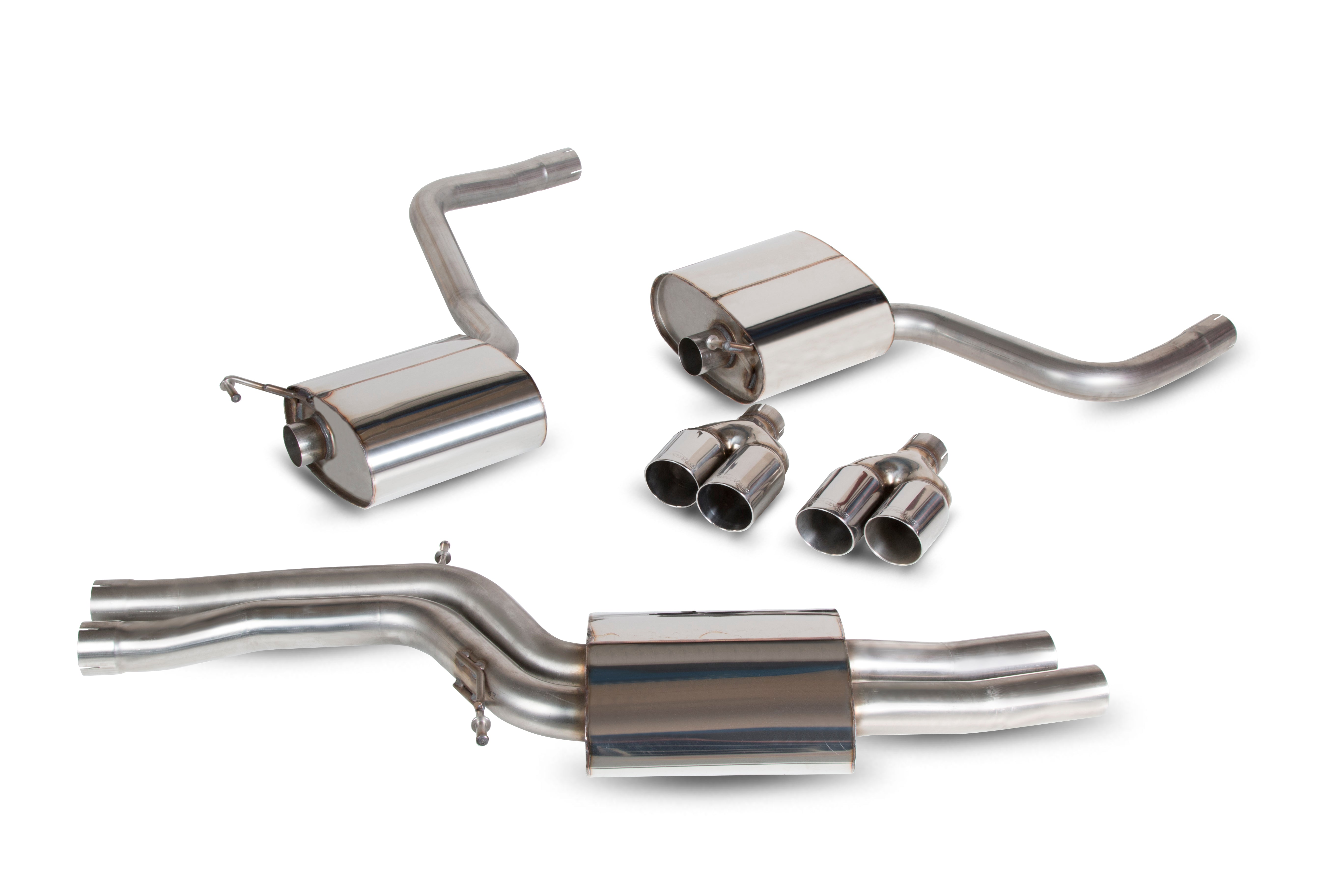Układ wydechowy Scorpion Half System Audi S4 B8 / B8.5-4