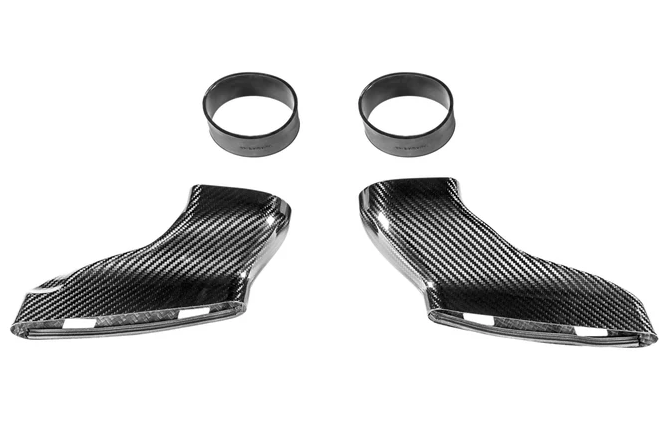 Mercedes C63 AMG W205 Eventuri Carbon Fiber Air Intake Ducts for V.1 Intakes