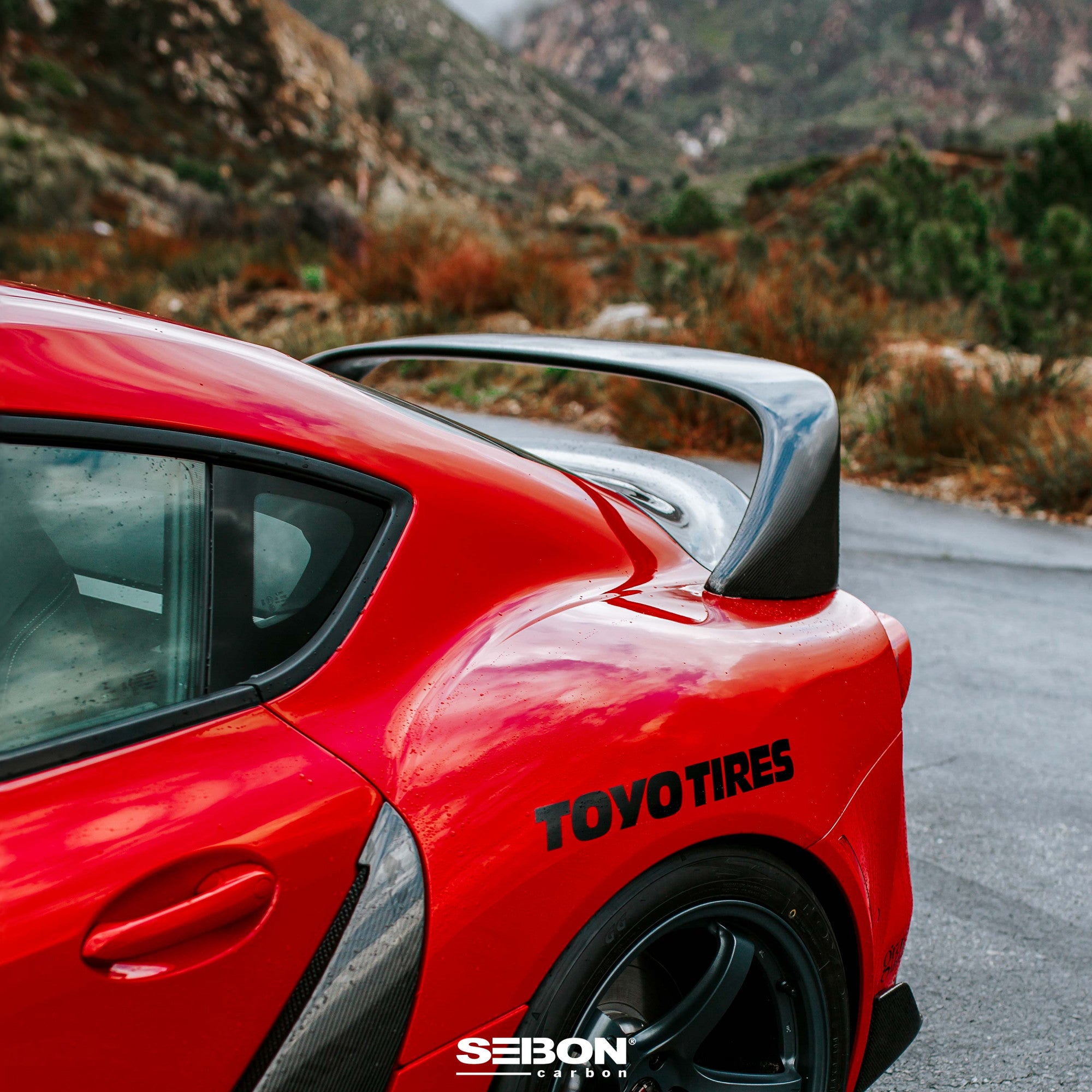 Seibon Achterspoiler Toyota Supra MK5 A90-6
