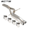 CTS Resonator delete X-pipe Audi S4 B8 B8.5 3.0 TFSI