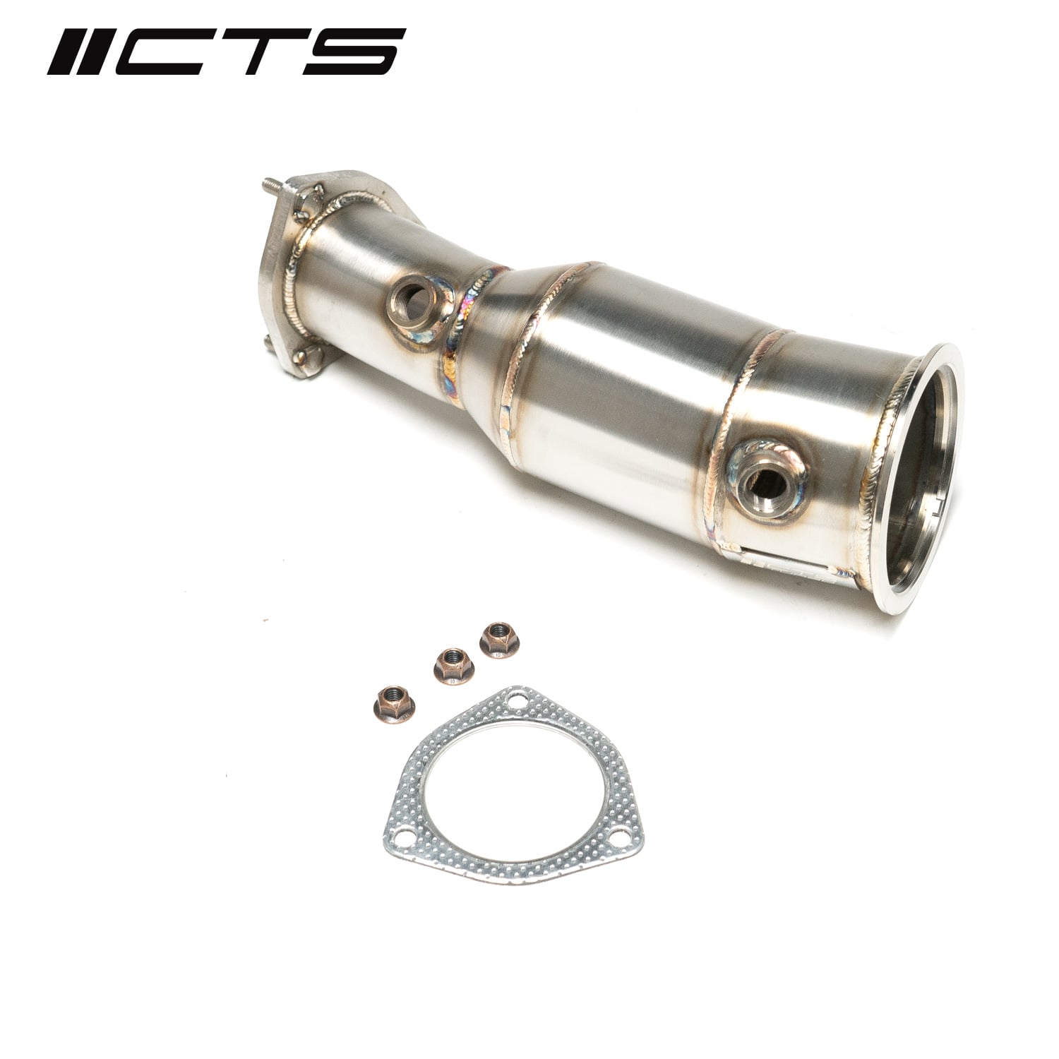 CTS Downpipe met high flow katalysator Audi A4 A5 Q5 B9.5 40 TFSI 45 TFSI