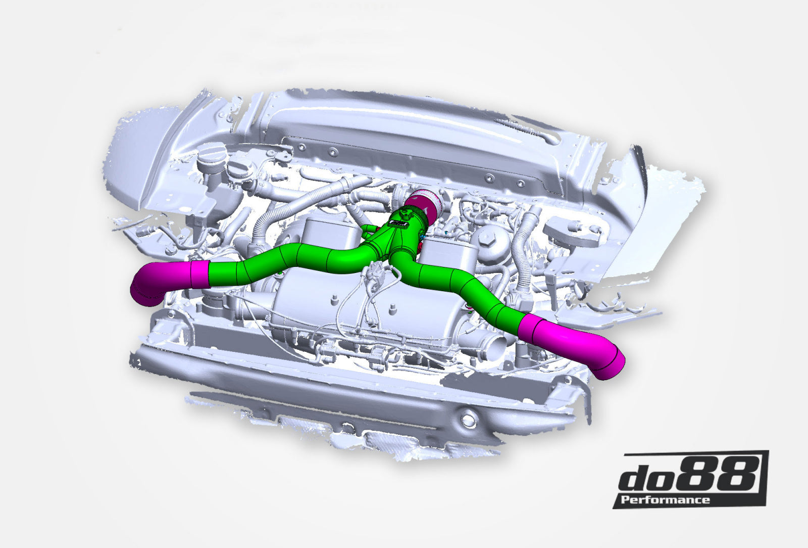 DO88 - Y-pipe - Porsche 911 991.2 Carrera 7