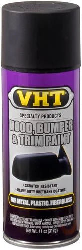 VHT Motorkap, Bumper en Trim Zwarte Verf Spray