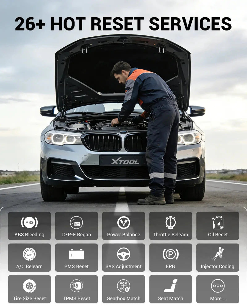 XTOOL A30M OBD2 Diagnose Scanner Bluetooth CAN FD FCA AutoAuth