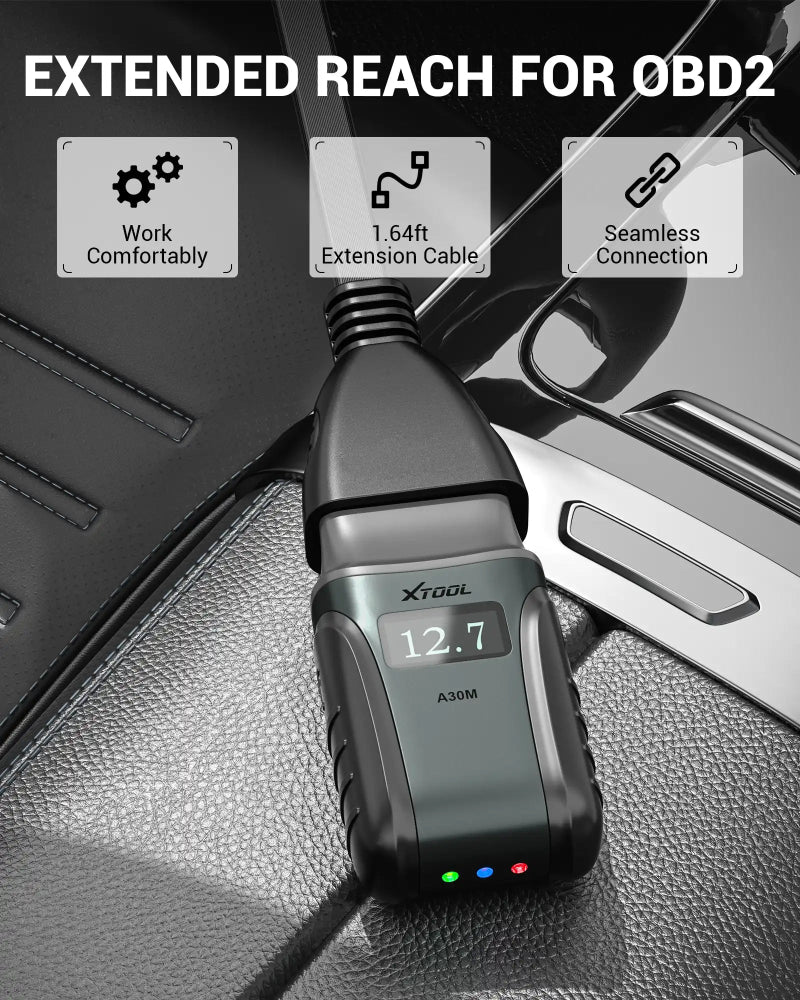 XTOOL A30M OBD2 Diagnose Scanner Bluetooth CAN FD FCA AutoAuth