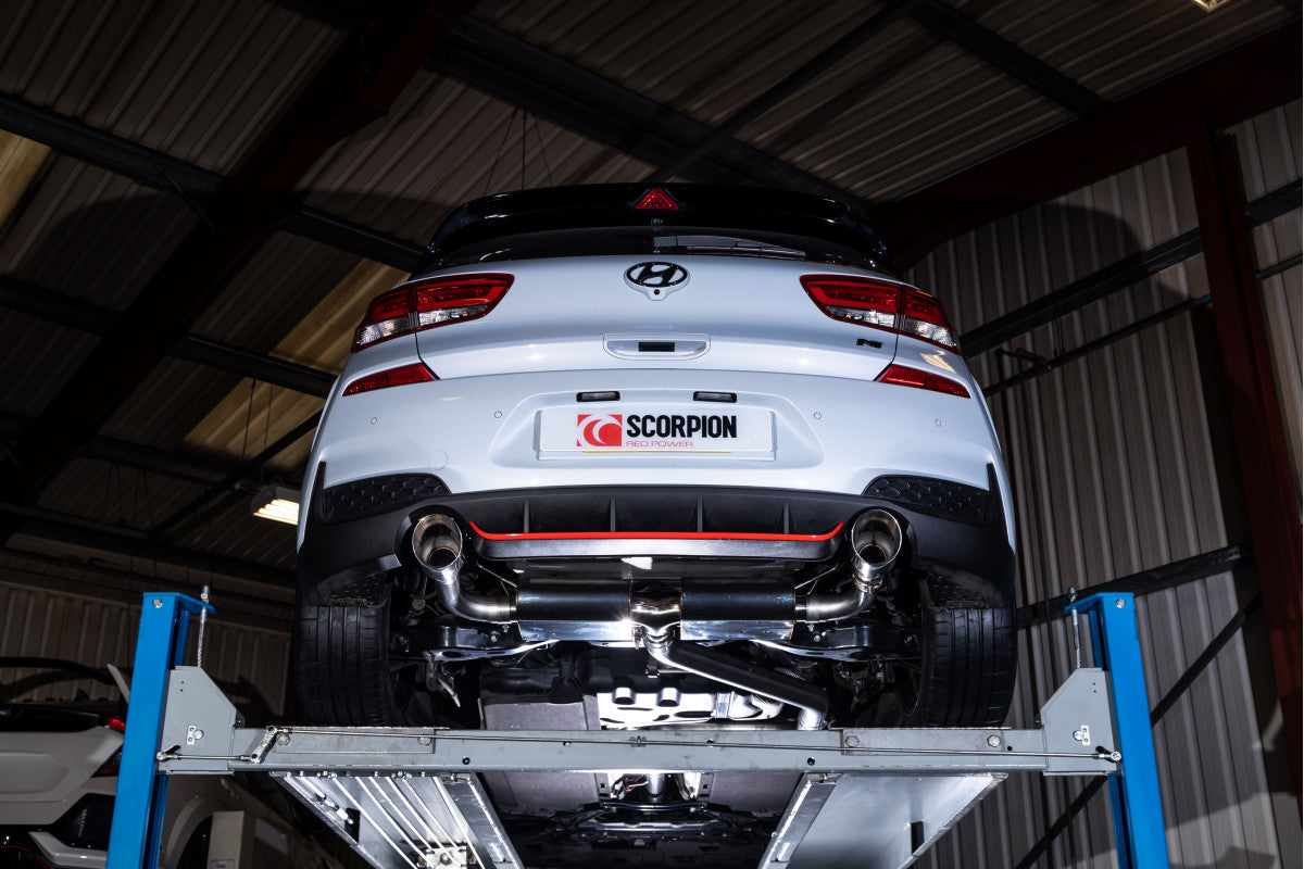 Scorpion Cat Back systeem Hyundai i30 N niet GPF model 04