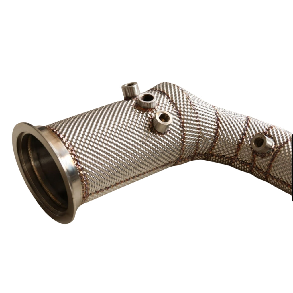 Endura Downpipe met hitteschild Urus RSQ8 SQ8 OPF 3