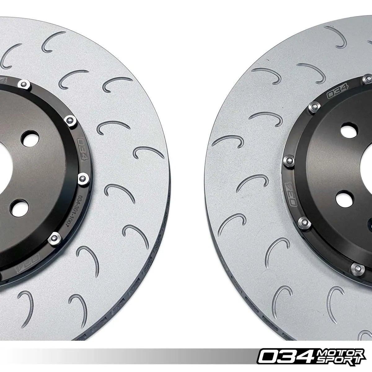 2 Piece Floating Front Brake Rotor Upgrade Kit for Audi B8 B8.5 S4 S5 Q5 3