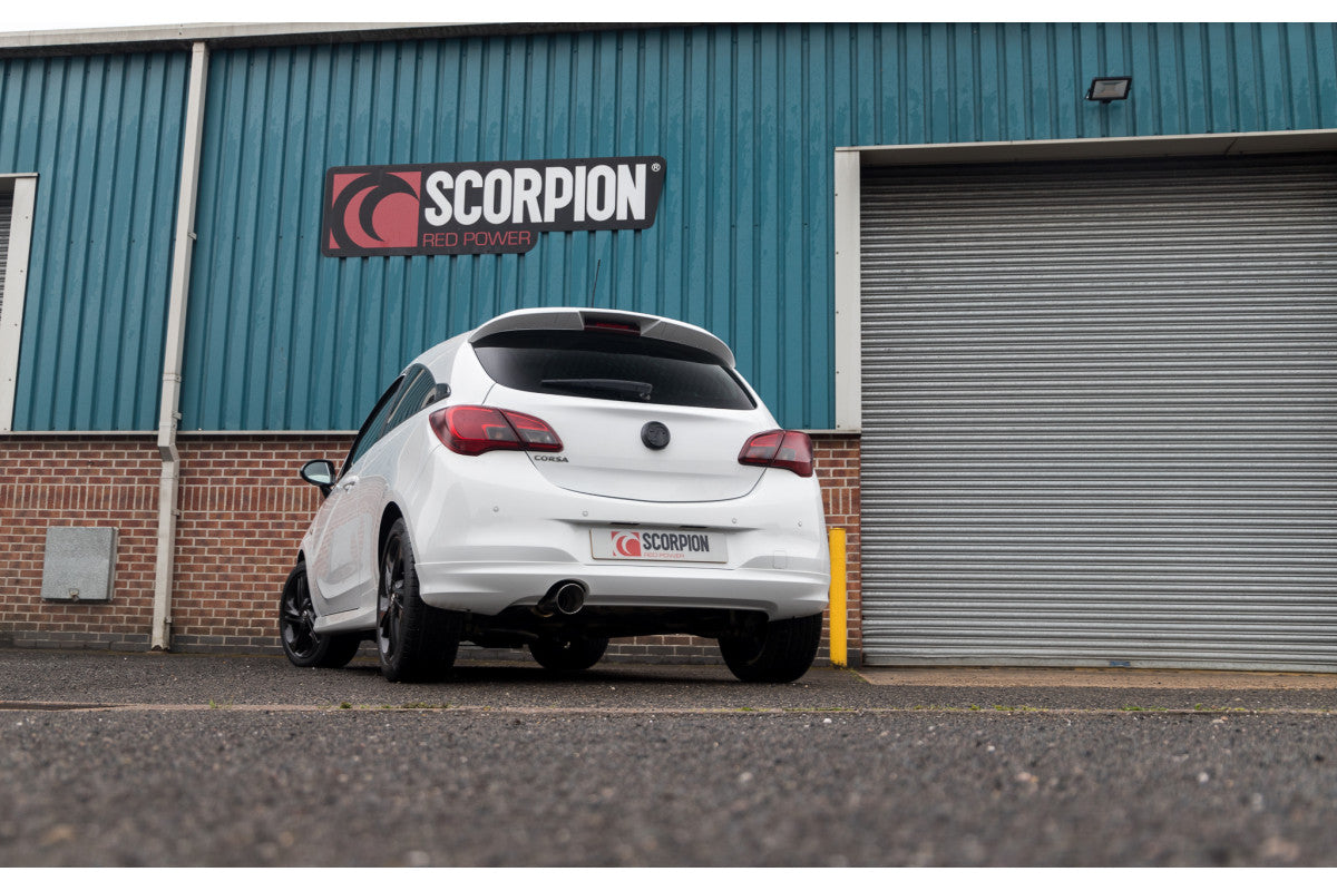 Scorpion Resonated Catback-System für Vauxhall Corsa 1.4 07