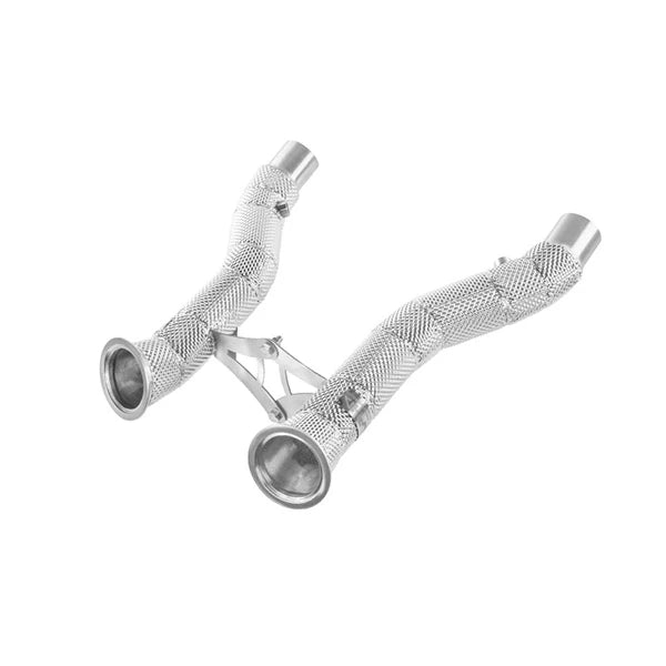Alpha Competition Decat Downpipes Ferrari 458