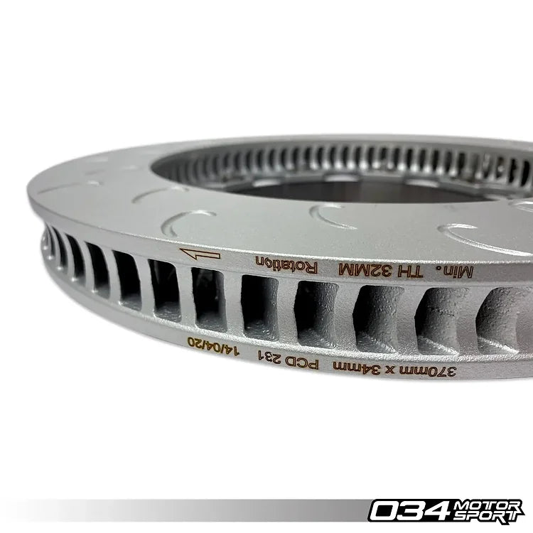 034 Motorsport 2 Piece Floating Front Brake Upgrade Kit Audi RS3 8.5V 5