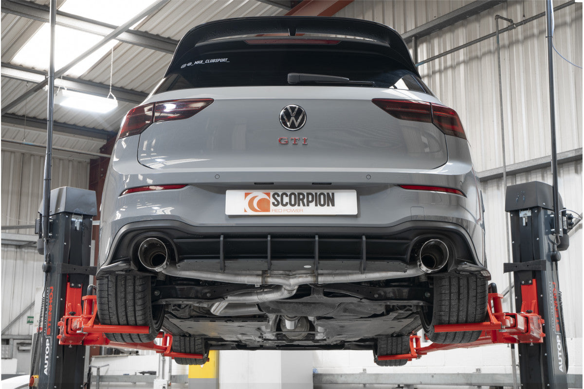 Scorpion Resonant Predator GPF back VW MK8 Golf GTI 04