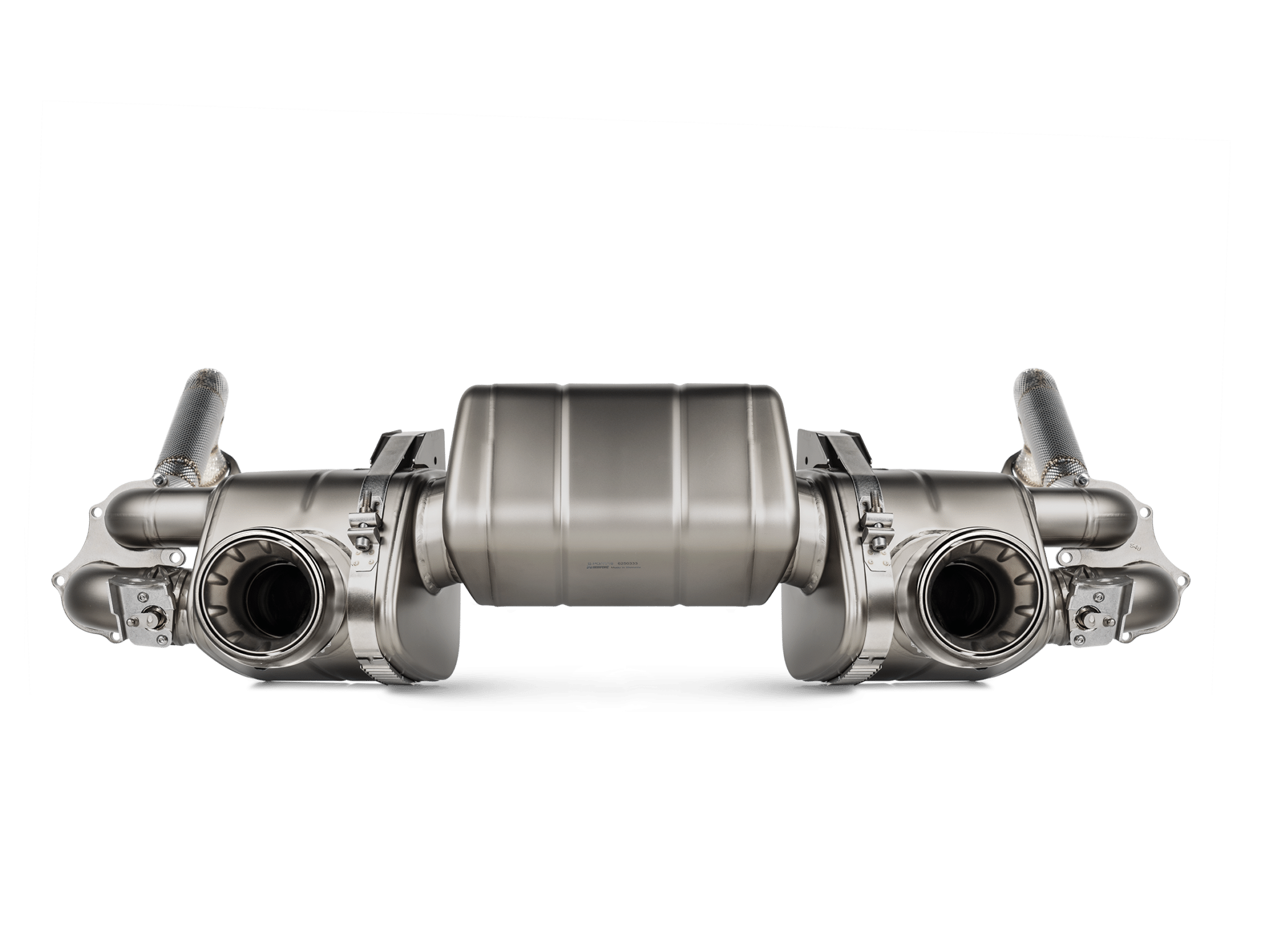 Akrapovič Link Pipe Set Titanium Porsche Cayman GT4 718 2