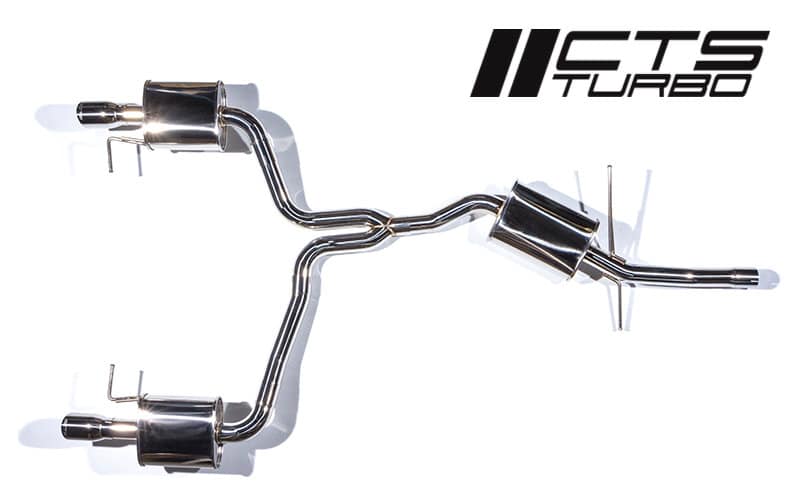 cts turbo sports exhaust audi a4 b8 2 0t sedan avant 2