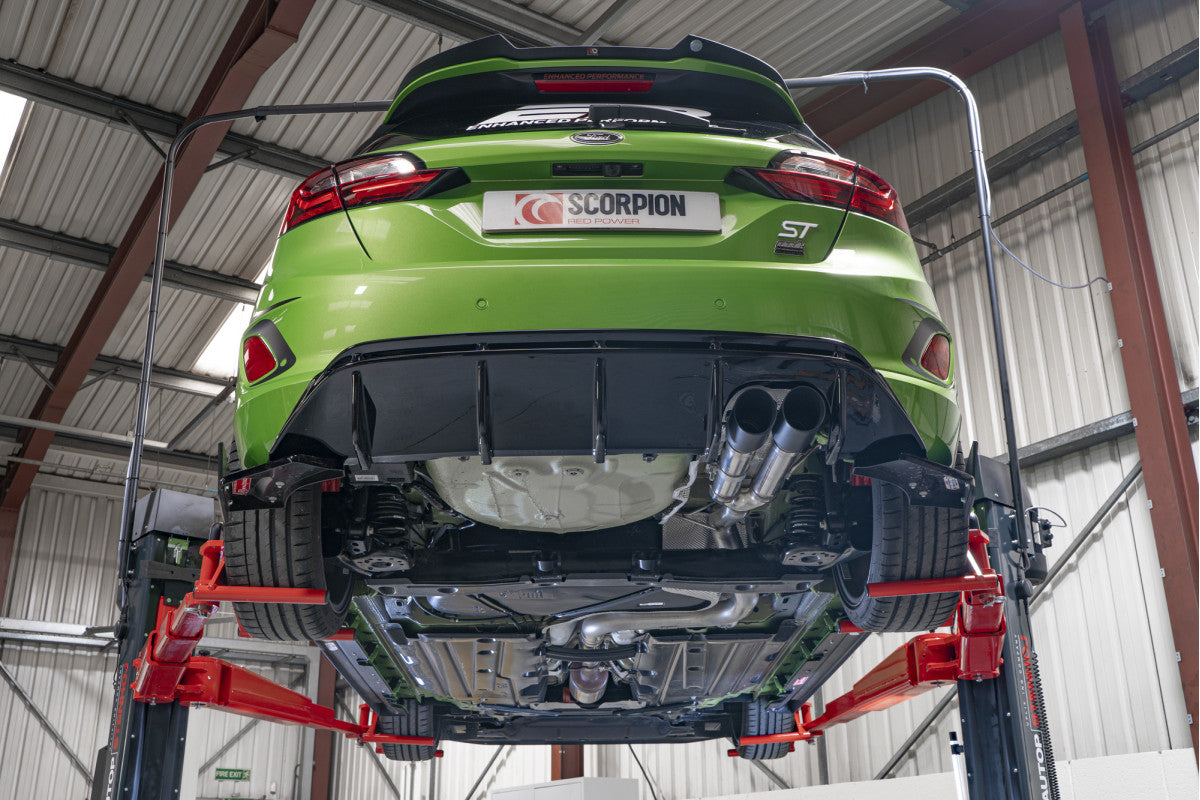 Scorpion Predator GPF rugsysteem zonder kleppen Ford MK8 05