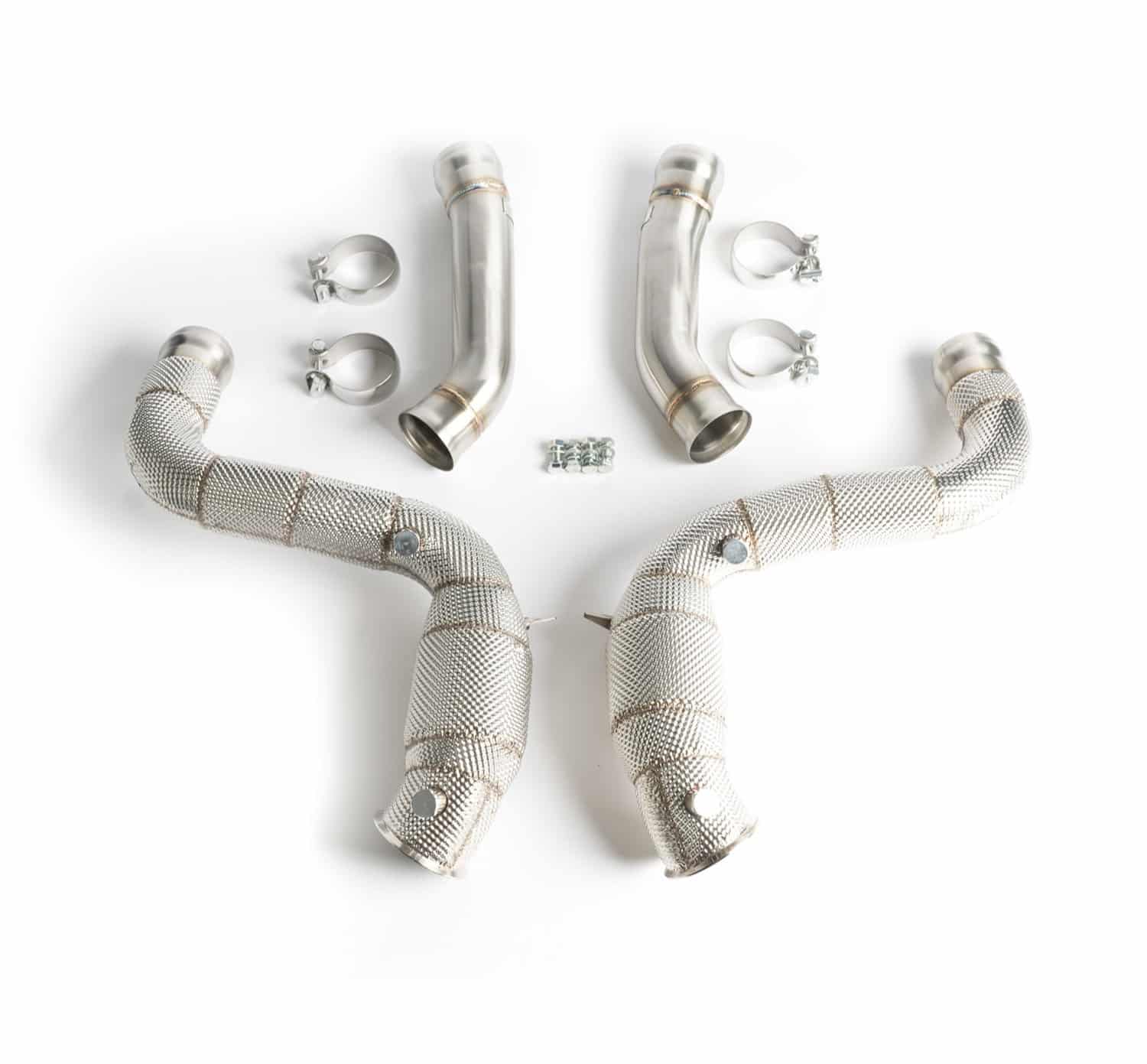 cts turbo downpipe mercedes c63 63s amg w205 m177 4