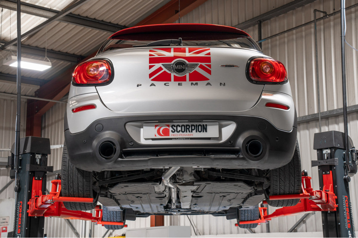 Scorpion Nicht-resonanter Cat-Back-Auspuff Mini Countryman R60 R61 4