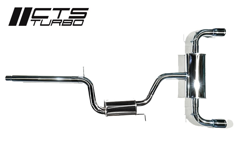 CTS Catback uitlaat 3 inch Volkswagen Golf GTI MK7.5