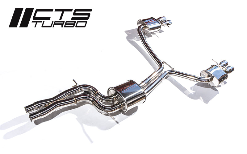 CTS Catback uitlaat Audi S4 B8