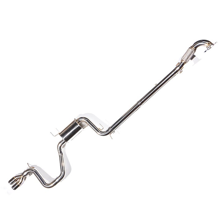 CTS Turbo-back uitlaat 3 inch met High Flow katalysator VW Golf 5 GTI 2