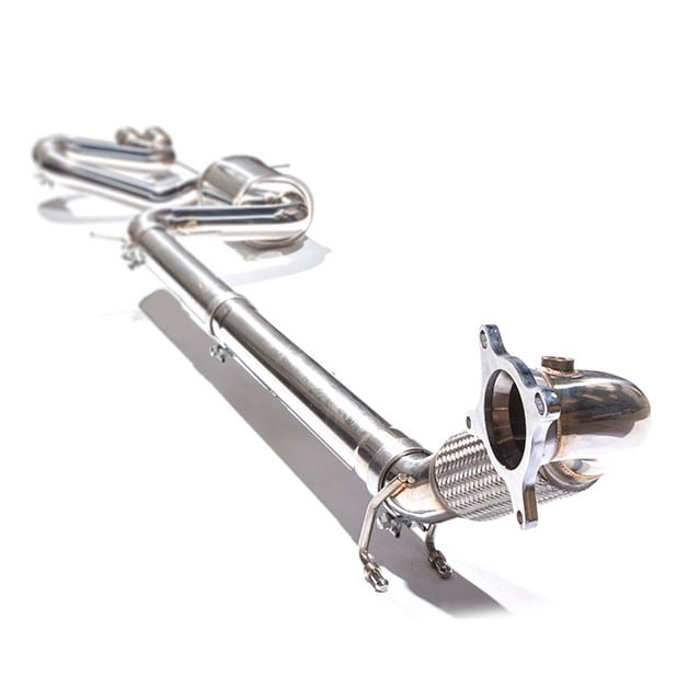 CTS Turbo-back uitlaat 3 inch met High Flow katalysator VW Golf 5 GTI 3