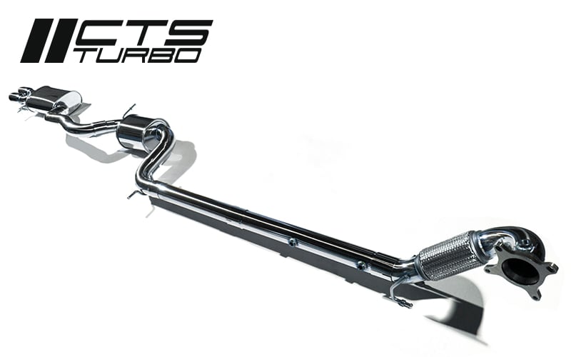 CTS Turbo-back uitlaat 3 inch Volkswagen Jetta GLI MK6 2.0 TSI Gen1