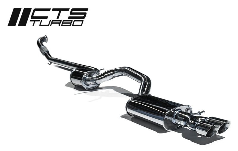 CTS Turbo-back uitlaat 3 inch met High Flow katalysator VW Jetta MK6 Gen3 1.8T 2.0T