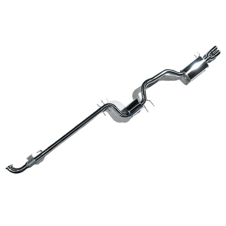 CTS Turbo-back uitlaat 3 inch met High Flow katalysator VW Jetta MK6 Gen3 1.8T 2.0T 2