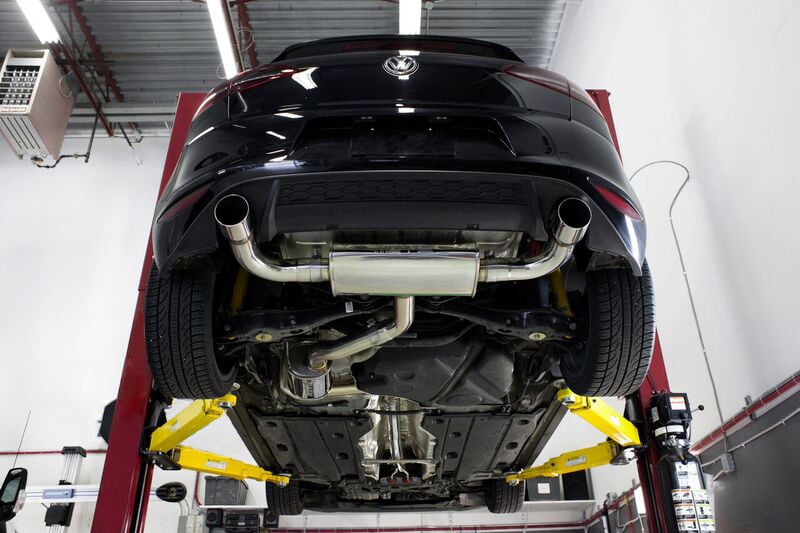CTS Turbo-back uitlaat 3 inch met High Flow katalysator VW Golf 7.5 GTI 6