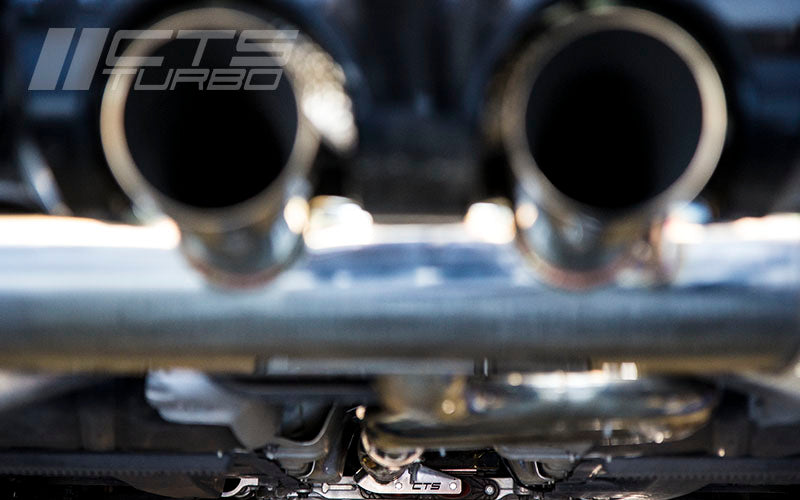CTS Turbo-back uitlaat 3 inch met High Flow katalysator VW Golf 6 R 4