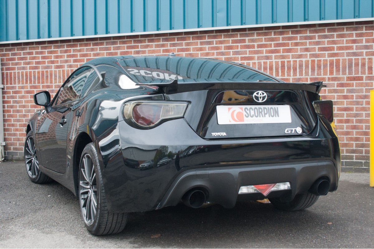 Scorpion Resonant Secondary catback Subaru BRZ GT86 04