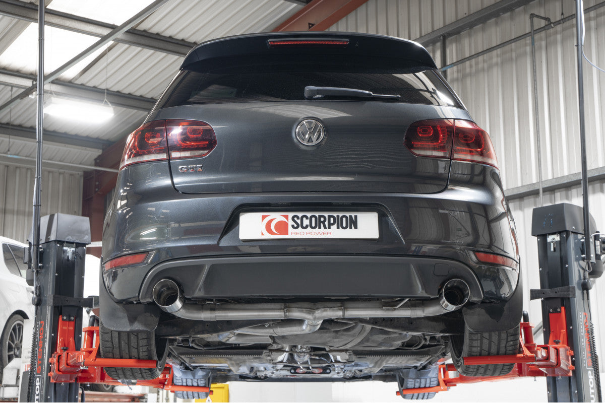 Scorpion Predator Cat back systeem VW MK6 Golf GTI 3