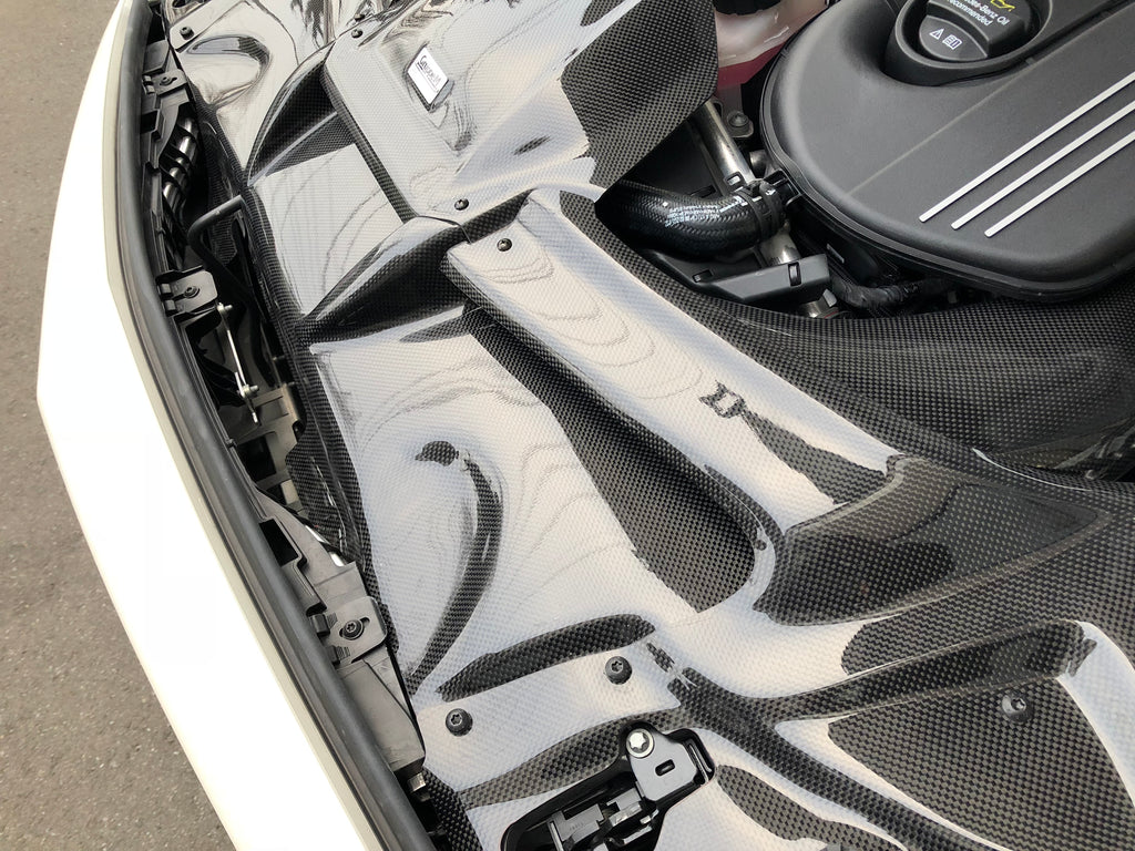 Admisión de aire de carbono del grupo M Mercedes C63 AMG W205 2