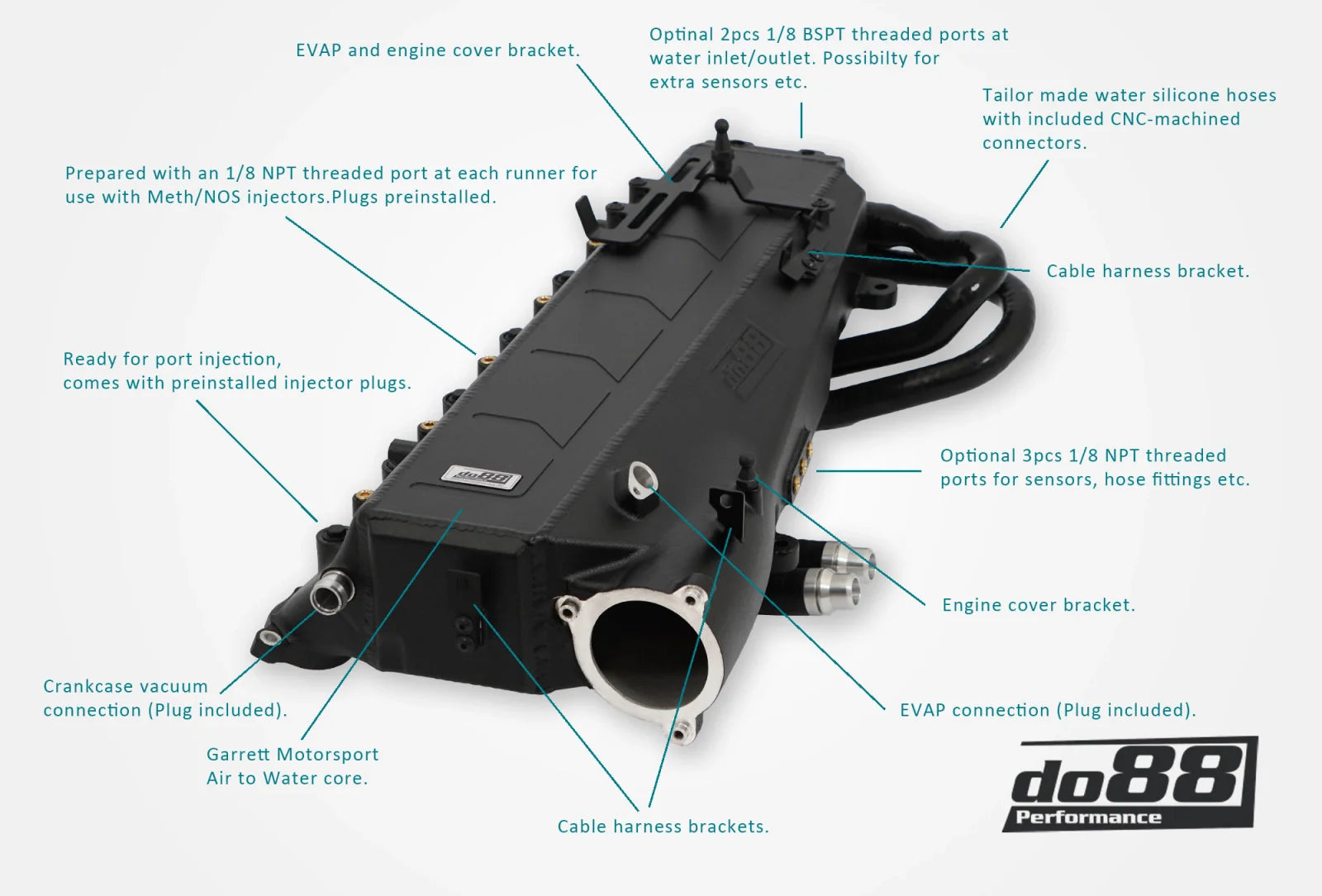 do88 semplice dispositivo di raffreddamento della carica bmw m240i m440i z4 g2x b58 2 4