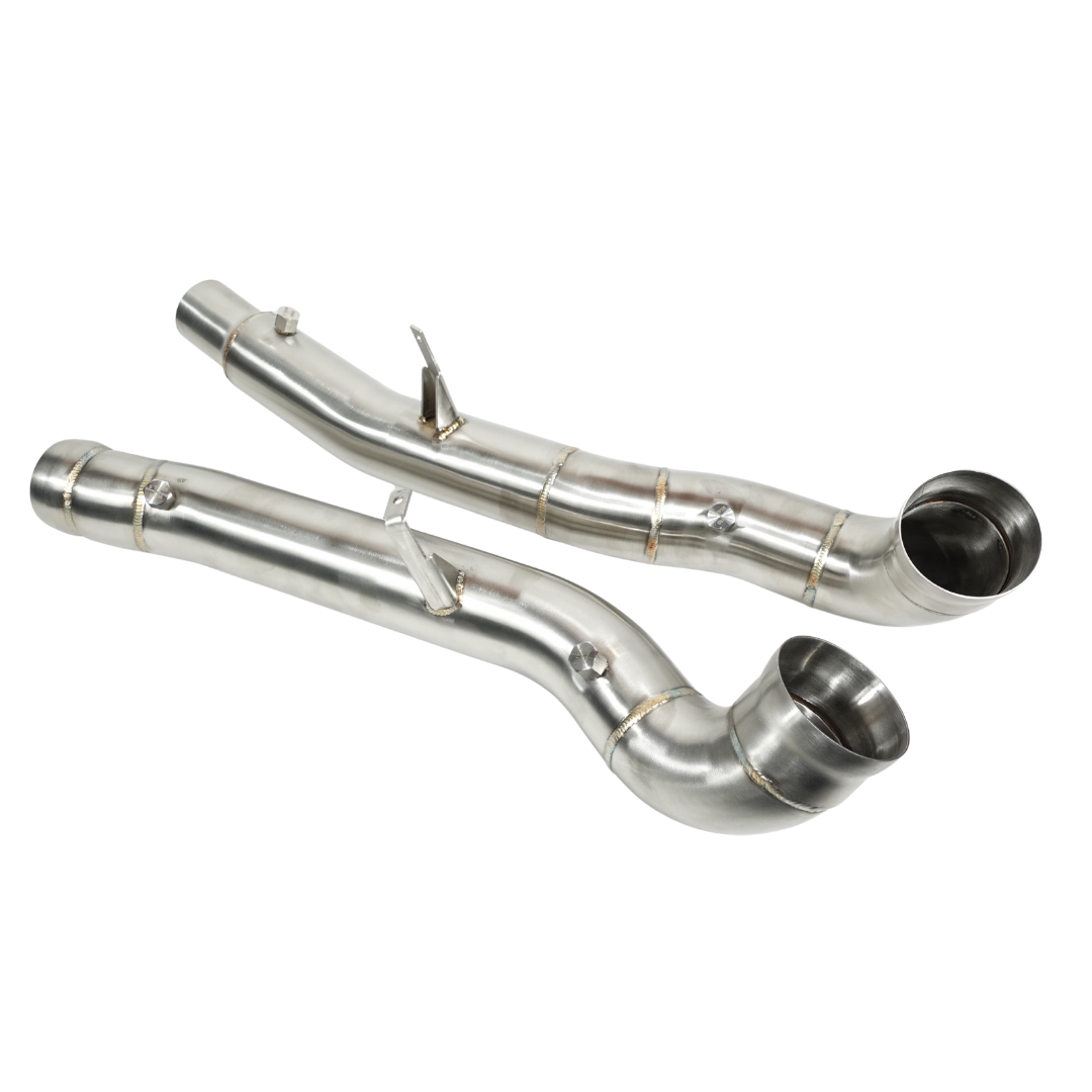 Endura Downpipe - AMG GT/GTS/GTC/GTR C190 R190 - 3" OPF/Non-OPF - Decat/Sport Cat - Hitteschild