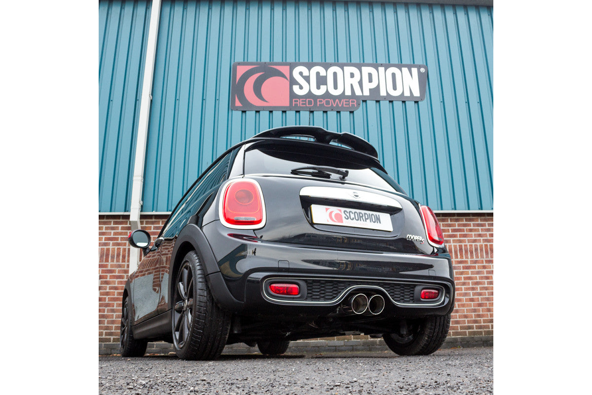 Scorpion cat back systeem Mini Cooper S F56 Non GPF 3