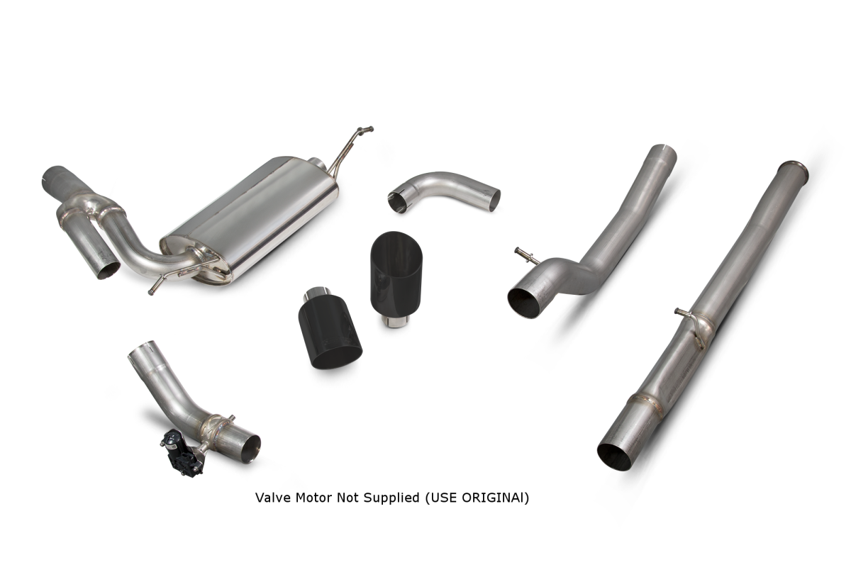 Scorpion Cat-Back-Auspuffanlage mit Ventil für Ford Focus RS MK3 2