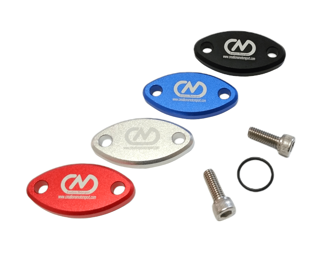 creations motorsport egr secondary air injection closing plate vag 1 8t