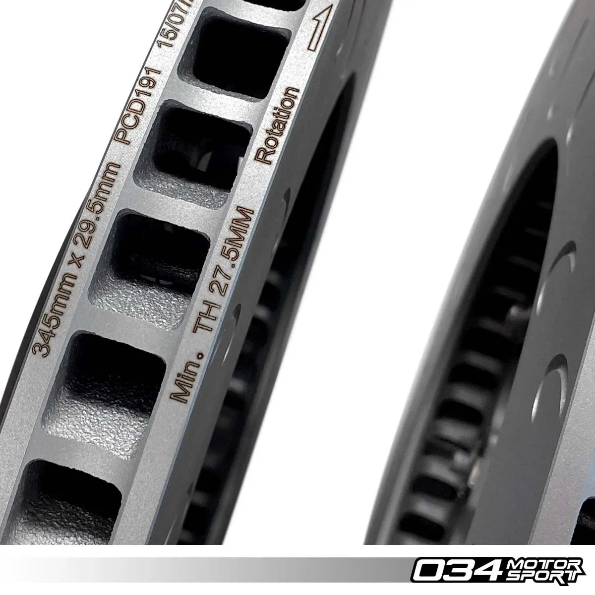 Kit di aggiornamento del rotore del freno anteriore flottante da 2 pezzi per Audi B8 B8.5 S4 S5 Q5 8