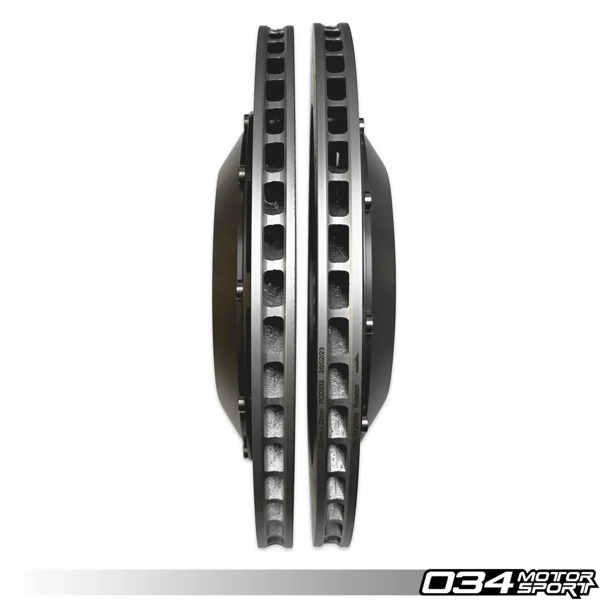 034 Motorsport 2 delige 355mm Achterrem Upgrade AUDI S3 5