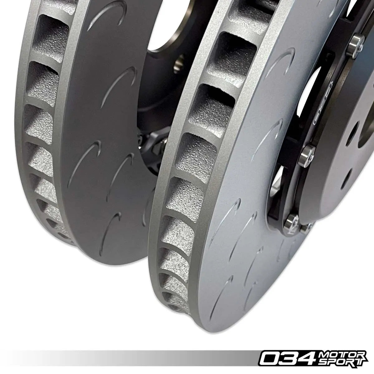 Kit di aggiornamento del rotore del freno anteriore flottante da 2 pezzi per Audi B8 B8.5 S4 S5 Q5 7