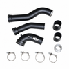 Endura charge pipe-kit voor BMW N20, met drie zwarte buizen, twee siliconen koppelingen, aluminium adapter en vier slangklemmen