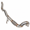 Endura V2 3.5 inch eendelige downpipe voor Golf 7 R, Audi S3 8V en Leon 5F 4Drive, met flexibel vlechtstuk en ophangbeugel