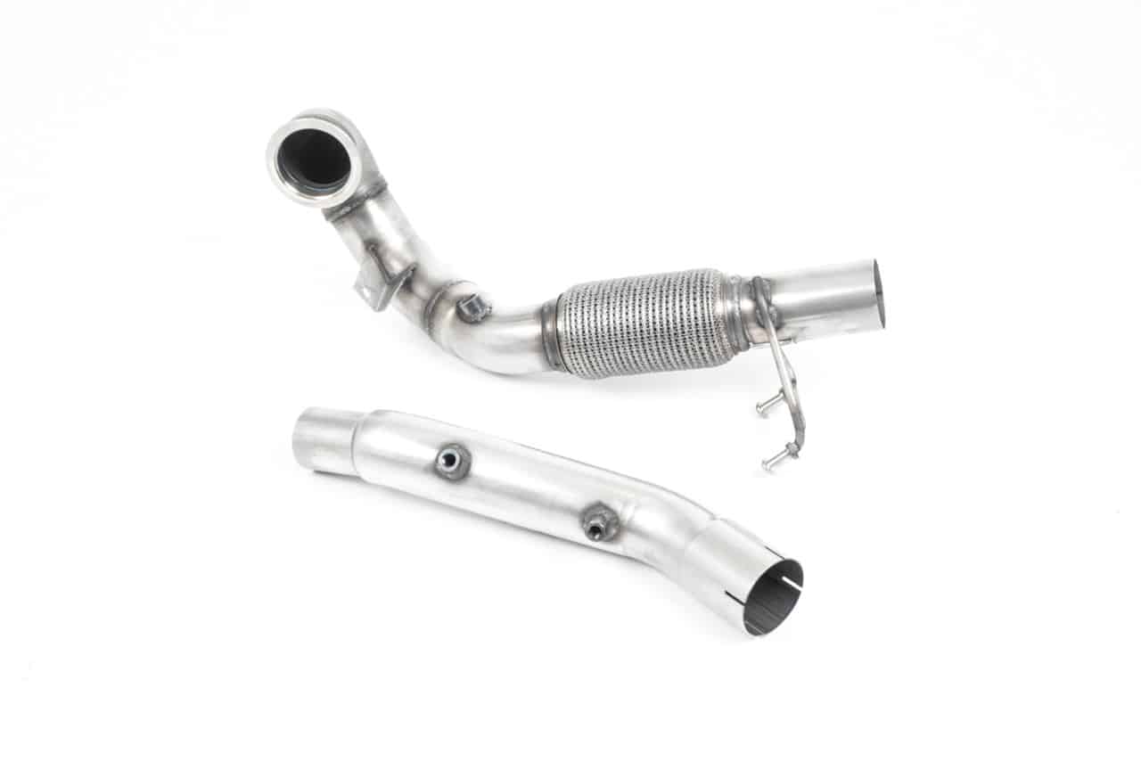 milltek downpipe 3 gpf opf ​​vw golf 7 5 gti tcr 2