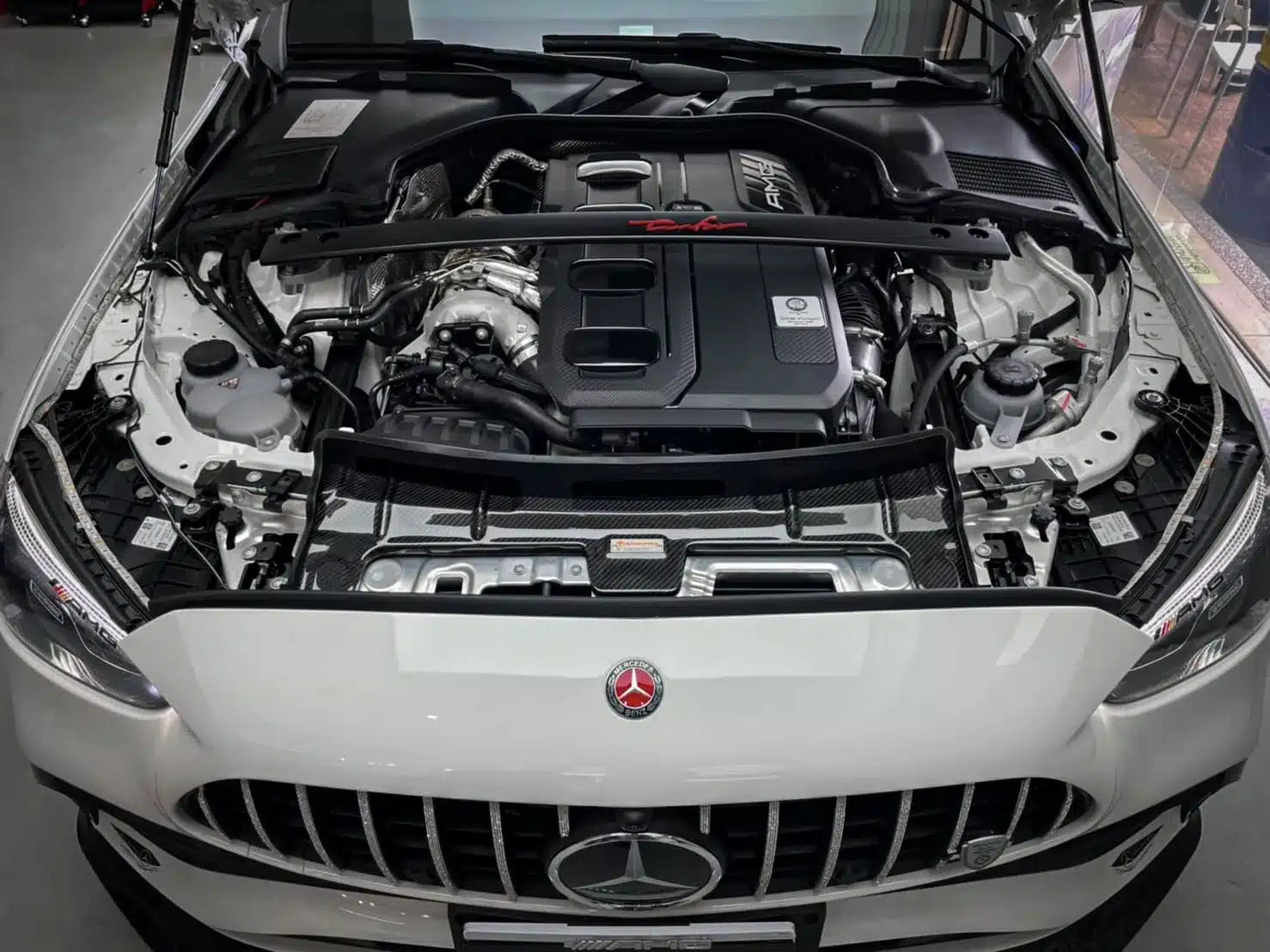 Admisión de aire Armaspeed de carbono para Mercedes W206 C43 M139 2