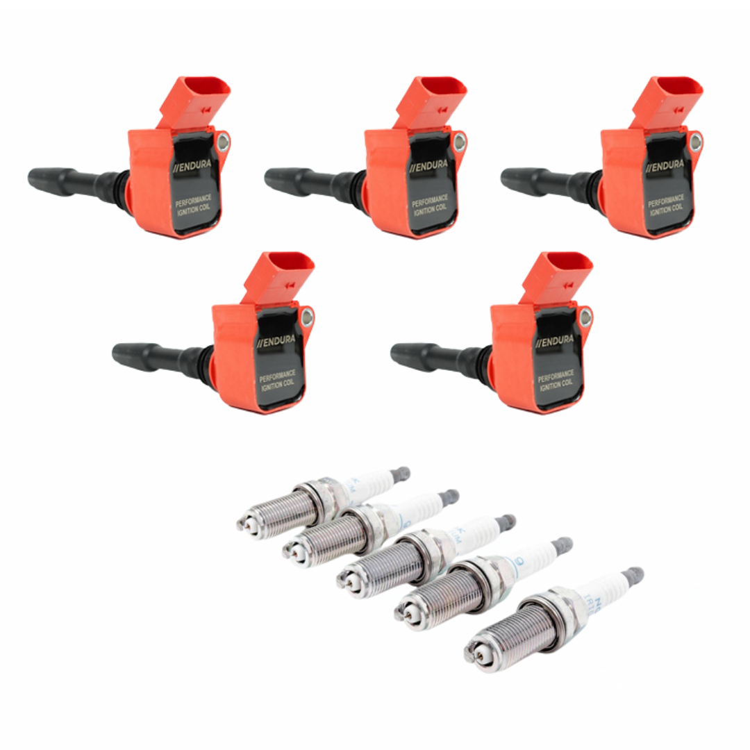 MEGADEAL: Endura Bobines + NGK Racing Bougies - VAG 2.5 TFSI (RS3 / TTRS / RSQ3)