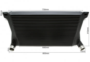 Intercooler VW Golf 7 AU / Audi A3 8V / Skoda Octavia 3 5E 1.8 en 2.0 TFSI 640 mm 3