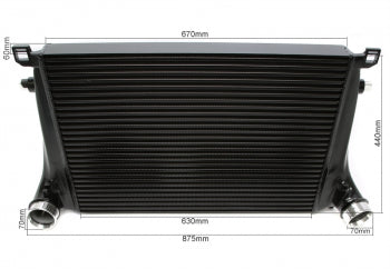 Intercooler kit VW Golf 8 GTI en R / Cupra Leon KL / Skoda Octavia 4 NX 2.0 TSI 3