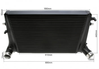 Intercooler kit Audi A3 S3 8P / TT 8J / VW Golf 5 en 6 1K / Seat Leon 1P 650 mm 3
