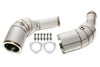 Decat Downpipe met hitteschild Audi A6-RS6 C8 / A7 Sportback-RS7 4KA